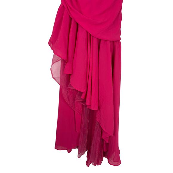 NBD Lerry Gown Strapless Ruffle Party Statement Evening Cocktail Party Gala S - Picture 12 of 12